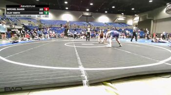 132 lbs Semifinal - Mitchel Baker, Jackson vs Clay Smith, SAWA