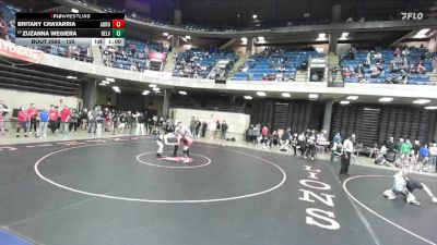 125 lbs Cons. Round 5 - Zuzanna Wegiera, Unattached vs Britany Chavarria, Aurora (East)