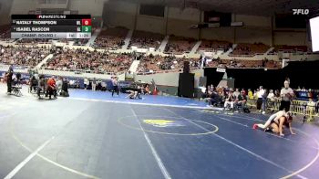 120-D2 Champ. Round 1 - Nataly Thompson, Willcox High School vs Isabel Rascon, Globe High School
