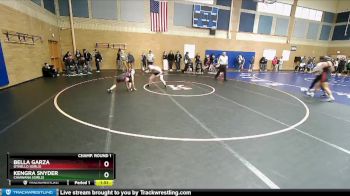 105lbs Champ. Round 1 - Kengra Snyder, Chiawana (Girls) vs Bella Garza, Othello (Girls)