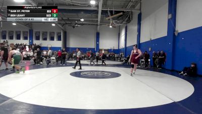 285 lbs Consi Of 8 #2 - Sam St. Peter, Monument Mountain vs Ben Leahy, Nashoba