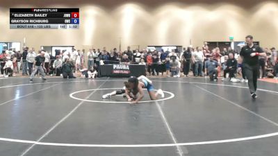 125 lbs Champ. Round 4 - Elizabeth Bailey, Journeymen Wrestling vs Grayson Richburg, Outsiders Wrestling Club