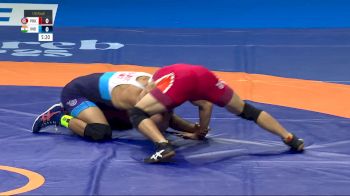 65 kg 1/8 Final - Kwang Jin Kim, North Korea vs Sujeet Sujeet, India