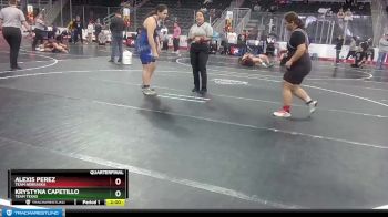 200 lbs Quarterfinal - Alexis Perez, Team Nebraska vs Krystyna Capetillo, Team Texas