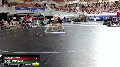 D1-132 lbs Cons. Round 2 - Oscar Delgado, Valley Vista vs Elyjah Campuzano, Gila Ridge