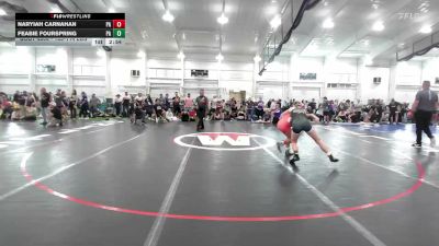 105-114 lbs Semifinal - Naryiah Carnahan, PA vs Feabie Fourspring, PA
