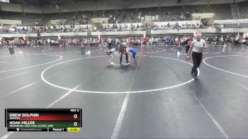 112 lbs Champ. Round 1 - Noah Miller, Reedsburg Area High School Wre vs Drew Dolphin, Ringers