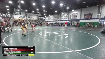 120 lbs Quarterfinal - Cooper Richardson, Temecula Valley vs Cade Tirburzio, Murrieta Valley