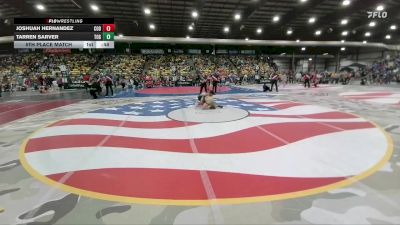 110 lbs 5th Place Match - Tarren Sarver, Touch Of Gold vs Joshuah Hernandez, Cody