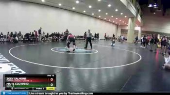 100 lbs Round 9 (10 Team) - Maite Coutinho, SOWA vs Zoey Salmons, Charlie`s Angels- GA Pink