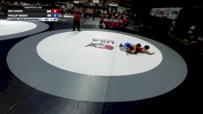 126 lbs Cons. Sub-quarters - Sid Cohen, Rancho Bernardo High School Wrestling vs Phillip Green, Dethrone Wrestling Club
