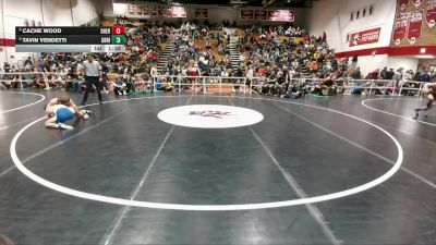 120 lbs Quarterfinal - Cache Wood, Sheridan vs Tavin Vendetti, Green River