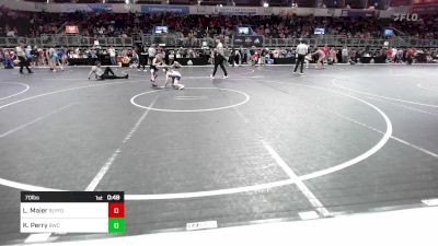 70 lbs Consolation - Luke Maier, SlyFox Wrestling Academy vs Kayden Perry, Bulls