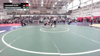 140 lbs Cons. Round 2 - Alexandria Olson, Alameda High School vs Adriana Ramirez-Basurto, Granada