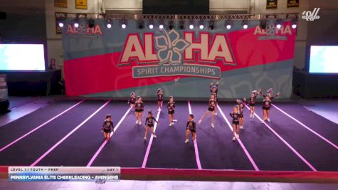 Pennsylvania Elite Cheerleading - Avengers [2026 L1.1 Youth - PREP Day 1] 2026 Aloha Baltimore Showdown