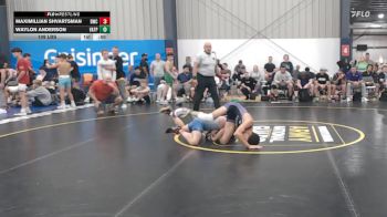 109 lbs Rr Rnd 2 - Maximillian Shvartsman, DoughBoy WC - BHS vs Waylon Anderson, Virginia Team Predator - BHS