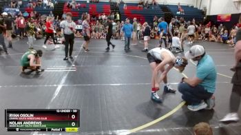 90 lbs Round 4 - Ryan Osolin, Chapin Youth Wrestling Club vs Nolan Andrews, River Bluff Youth Wrestling