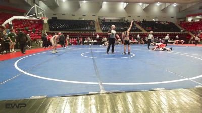 120 lbs Champ. Round 1 - Envo Hinners, BOOKER T WASHINGTON vs Cash Cloke, COWETA