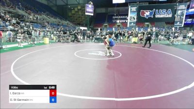 113 lbs Cons 64 #2 - Ian Garza, WA vs Dylan St Germain, MN