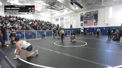 190 lbs Champ. Round 2 - Jayden Moore, Aliso Niguel vs Ariel Penaloza, Cypress