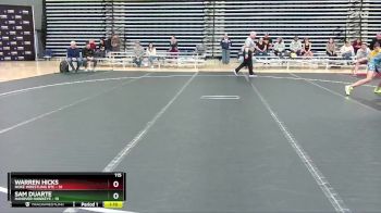 115 lbs Round 2 (10 Team) - Warren Hicks, Noke Wrestling RTC vs Sam Duarte, Hanover Hawkeye