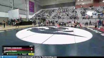 58 lbs Quarterfinal - Victoria Carbonaro, NJ vs Madilyn Peach, WI