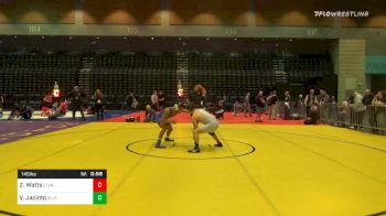 145 lbs Consolation - Zach Watts, Clovis North vs Victor Jacinto, Gilroy