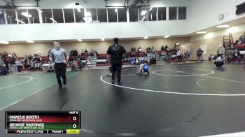 92 lbs Cons. Semi - Marcus Booth, Mukilteo Wrestling Club vs George Hastings, Steelclaw Wrestling Club