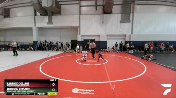 42 lbs Semifinal - Hudson Lemaire, Boneyard Wrestling Academy vs Lennox Collins, Mission Wrestling Club