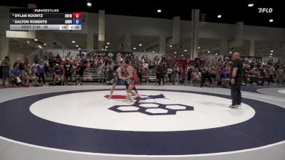60 lbs 5th Place Match - Dylan Koontz, Dubuque RTC/ Titan Mercury Wrestling Club (TMWC) vs Dalton Roberts, Army (WCAP)