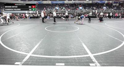 110 lbs 3rd Place - Brodee Bryan, Shelton Wrestling Academy vs Cameron Polking, Ggb