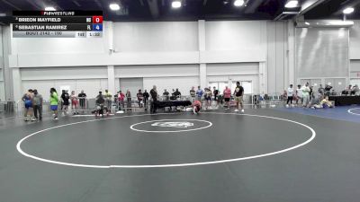 190 lbs Quarters - Brieon Mayfield, NC vs Sebastian Ramirez, FL