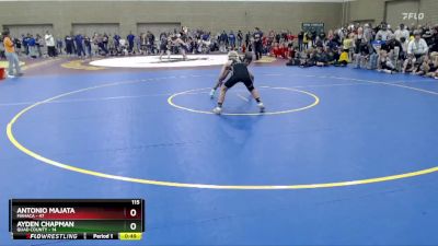 115 lbs Semis (4 Team) - Antonio Majata, MAHACA vs Ayden Chapman, Quad County