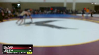 215 lbs Semis (4 Team) - Merik Davis, Waconia vs Will Faber, Alexandria