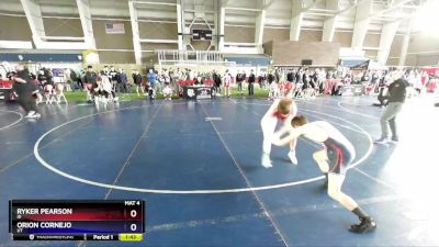 120 lbs Cons. Round 3 - Ryker Pearson, ID vs Orion Cornejo, UT