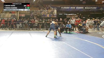 215 3A Cons. Round 1 - Devon Young, North Port H.S. vs Joshua Ramirez, Freedom