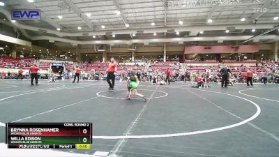 45 lbs Cons. Round 2 - Brynna Rosenhamer, Wichita Blue Knights vs Willa Edison, Wichita Blue Knights