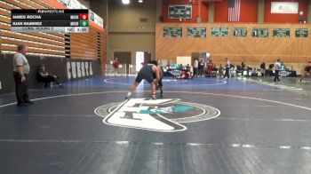 285 lbs Cons. Round 2 - Juan Ramirez, Moorpark College vs James Rocha, Moorpark College