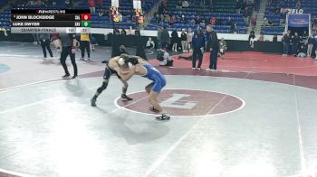 113 lbs Quarterfinal - John Blocksidge, Salem, NH vs Luke Dwyer, Xaverian