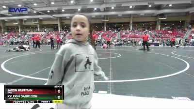 67 lbs Semifinal - Jaxon Huffman, Raw vs Kyleigh Danielson, Texas Elite