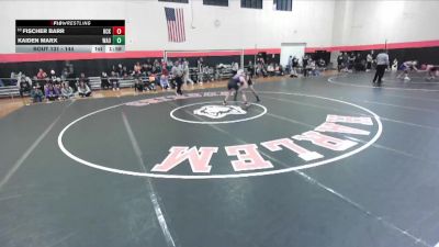 144 lbs Champ. Round 2 - Kaiden Marx, WAUCONDA vs Fischer Barr, Columbia (HICKMAN) (MO)