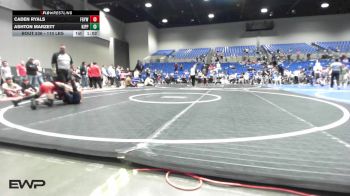 110 lbs Semifinal - Caden Ryals, Fort Gibson Youth Wrestling vs Ashton Marzett, KIPP TULSA