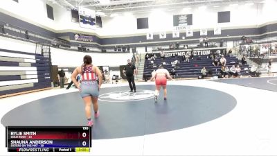 190 lbs Round 2 (4 Team) - Rylie Smith, Gold Rush vs Shauna Anderson, Sisters On The Mat
