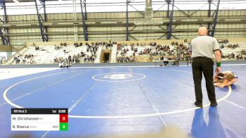 184B Rr Rnd 3 - Marco Christiansen, Nebraska vs Burk Blasius, South Dakota State
