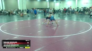 120 lbs Quarterfinals (8 Team) - Nicholas Delboccio, Naples Wrestling Club vs Walker Woodard, Social Circle Black