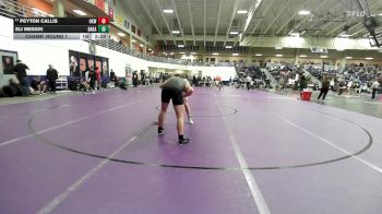 184 lbs Champ. Round 1 - Peyton Callis, Oklahoma Wesleyan vs Eli Messik, Baker (Kan.)