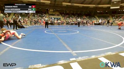 102 lbs Rr Rnd 1 - Addison Price, HURRICANE WRESTLING ACADEMY vs Bella Hutcheson, Wagoner Takedown Club