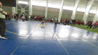 54 lbs Cons. Round 2 - Kristopher Aguiar, Stallions Wrestling Club vs Keagan Harwood, North Sevier Wolf Pack