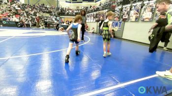 49 lbs Semifinal - Janson Jones, Standfast vs Silas Boyd, Harrah Little League Wrestling