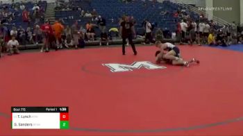 141 lbs Cons. Round 3 - Thomas Lynch, Hornet Swarm WC vs Griffin Sanders, Red Cobra Wrestling Academy